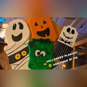 halloween plaques
